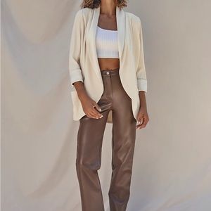 Wilfred crepe blazer